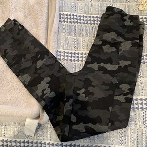 CAbi camo leggings style 3931 new without tags small